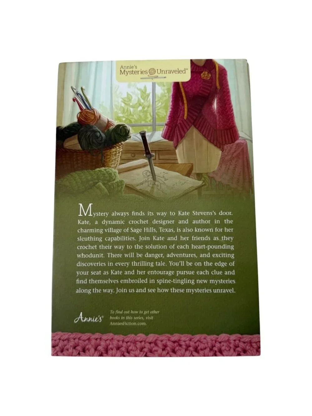 Annies Mysteries Unraveled Series HC Book Designs To Die For & Unraveled Tidings